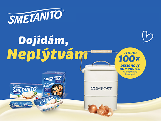 Vyhrajte 1 z 100 designových kompostérů se Smetanitem v Tescu!