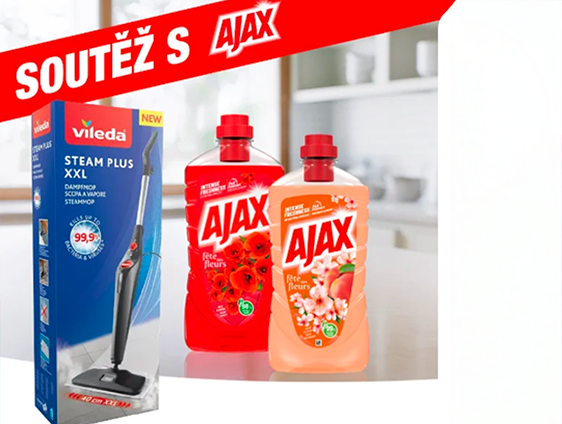 Provoňte svůj domov. Soutěž s Ajaxem