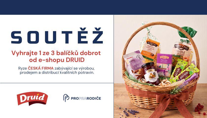 Vyhrajte potravinové balíčky od DRUID CZ