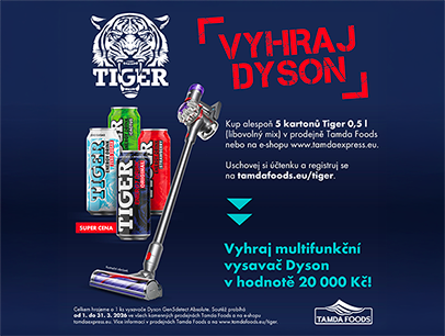 Tiger a Tamda: Hraj o Dyson!