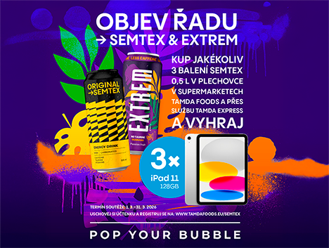 Nakopni se Semtexem a vyhraj iPad 11!