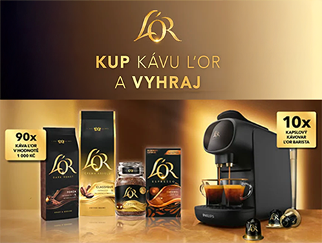S L’OR v Globusu pro nový kávovar!